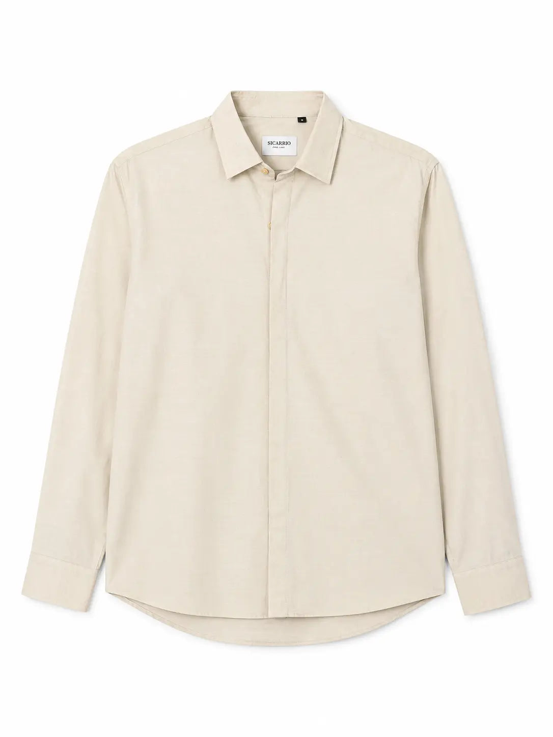 Beige Irish Linen Shirt