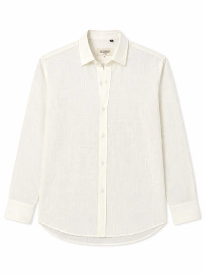 Butter Yellow Irish Linen Shirt