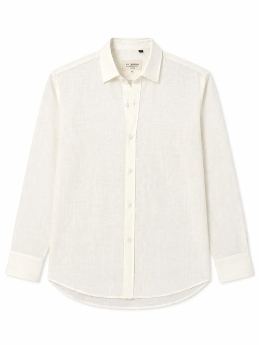 Butter Yellow Irish Linen Shirt