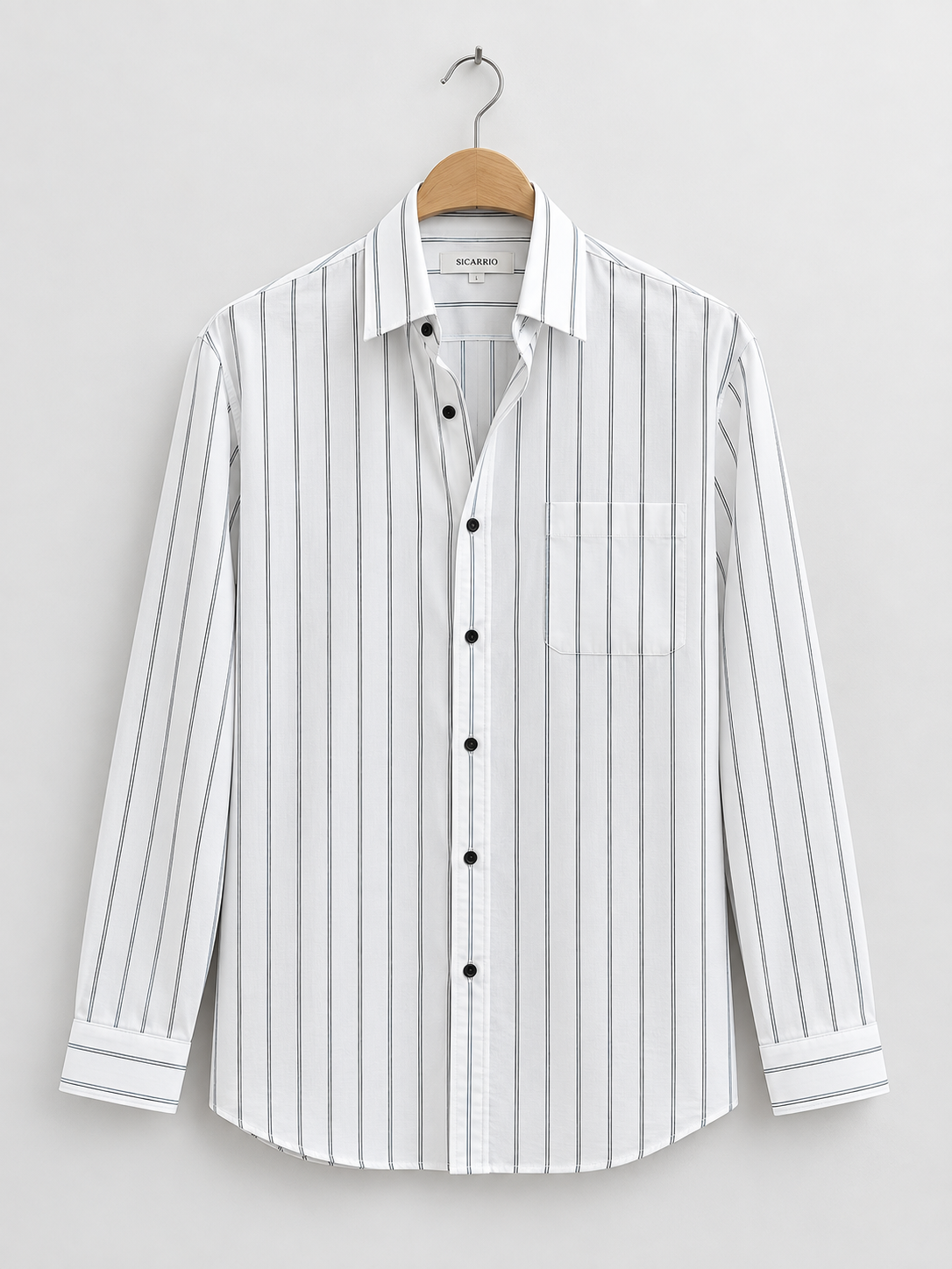 White Striped Shirt