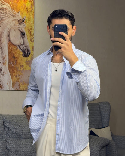 Blue striped Shirt