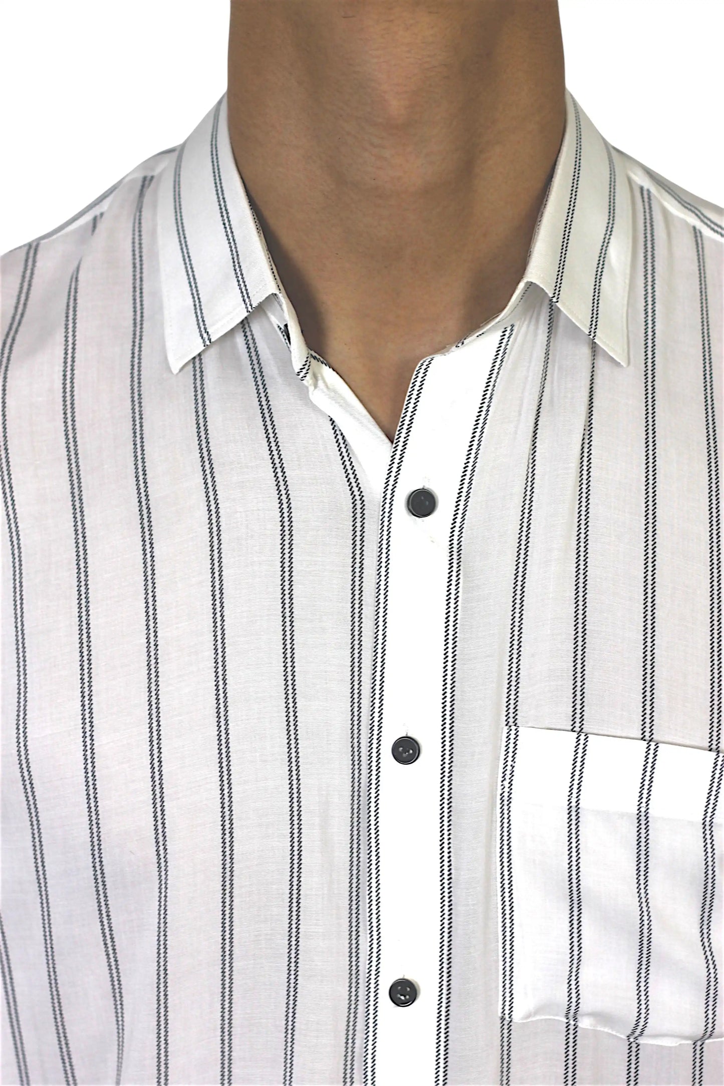 White Striped Shirt