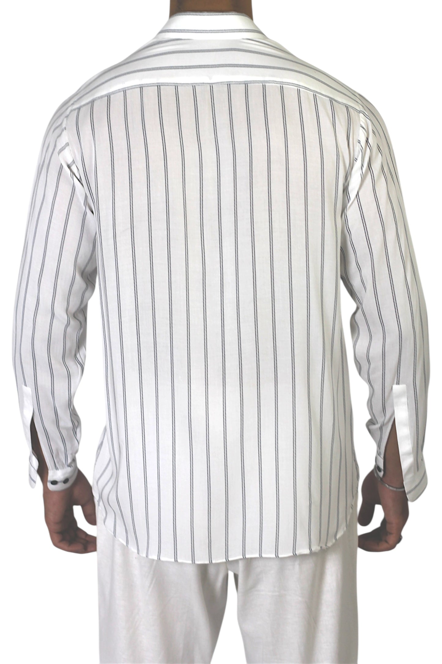White Striped Shirt